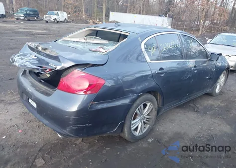 2011 Infiniti G25X z USA, uszkodzony, nr VIN JN1DV6AR3BM450355